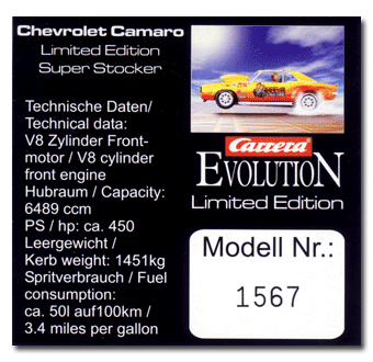 25488 Chevrolet Camaro SS396 Super Stocker