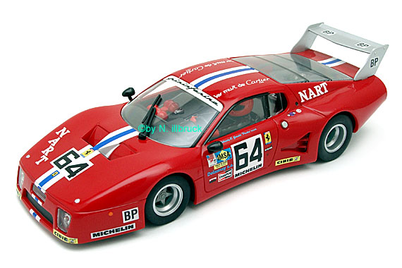 25727 Carrera Evolution Ferrari 512 BB North American Racing Team Le Mans 1979 #64